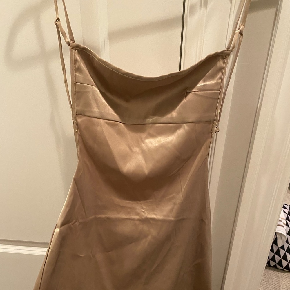 Silk mini fashion nova dress